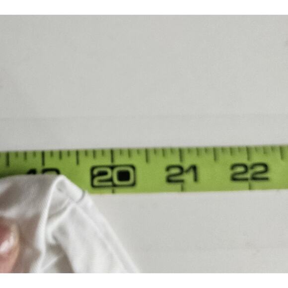 Marci Small Women 100% White Cotton Cargo Jacket Snap Buttons Tie Waist Utility - Picture 9 of 9